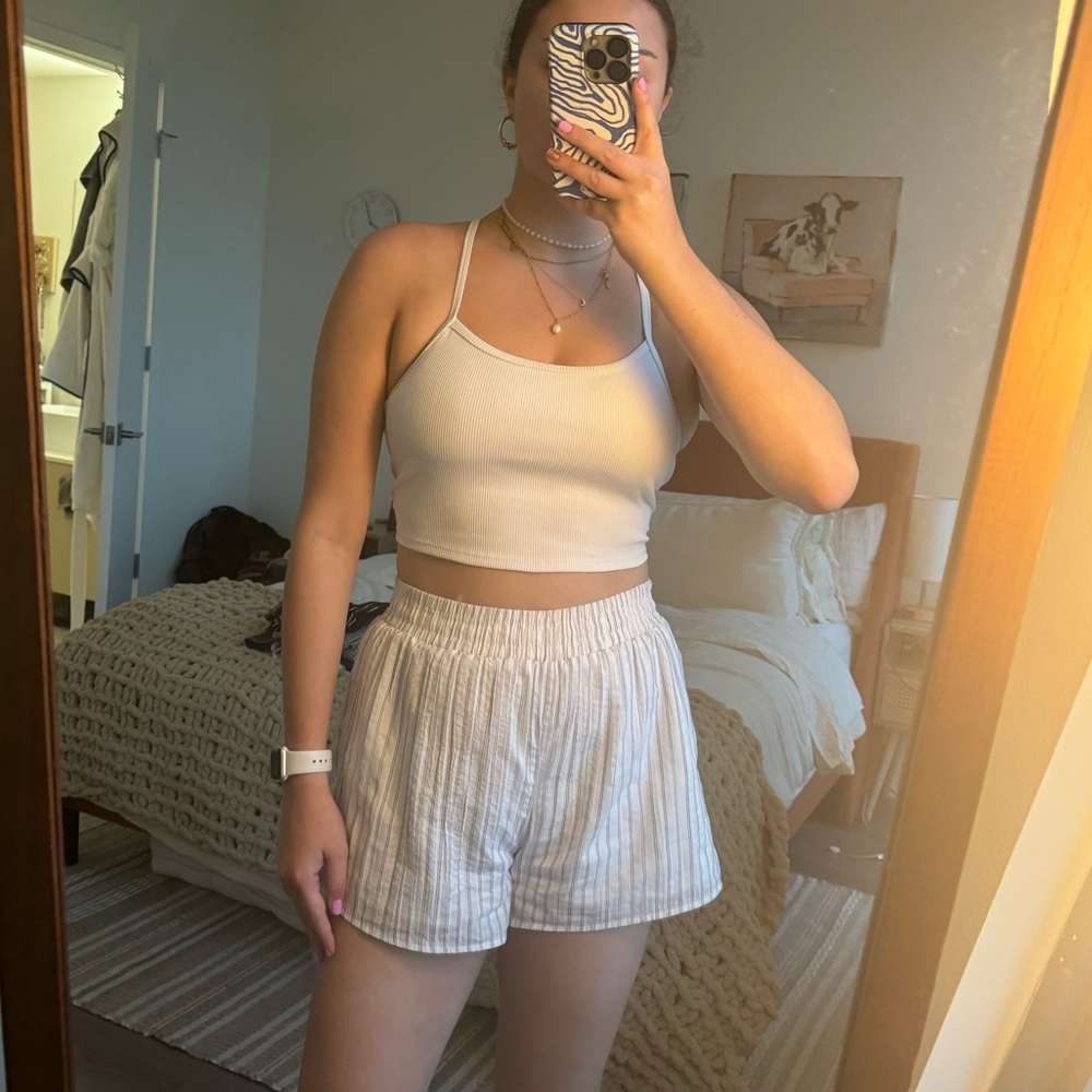 White Alo athletic top